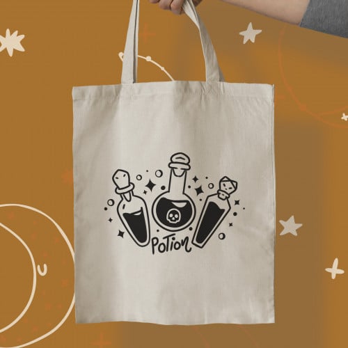 كيس قماشي جرعات سحرية