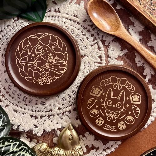 كوستر كيكي وجيجي داكن 8 سم