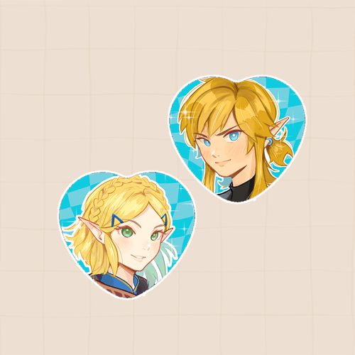 بروشات زيلدا بشكل قلب