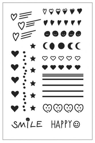 تاتو وسم الأعشاب المؤقت (401)