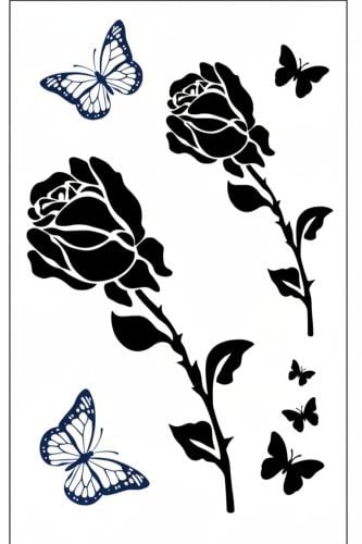 تاتو وسم الأعشاب المؤقت (023)