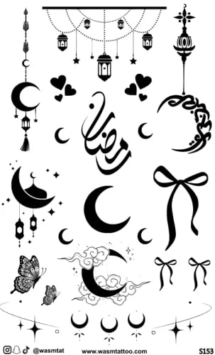 Temporary herbal tattoo and stamp (S153)