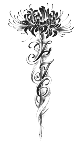 تاتو وسم الأعشاب المؤقت (908)