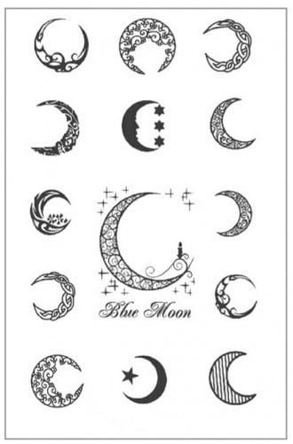 تاتو وسم الأعشاب المؤقت (057)