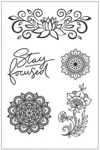 تاتو وسم الأعشاب المؤقت (198)