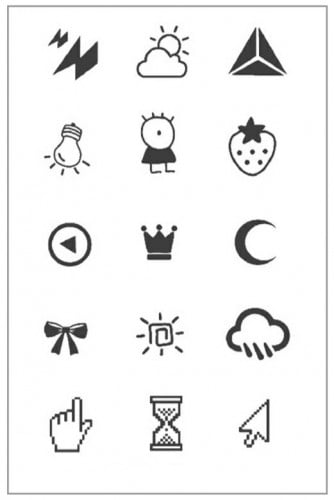 تاتو وسم الأعشاب المؤقت (061)