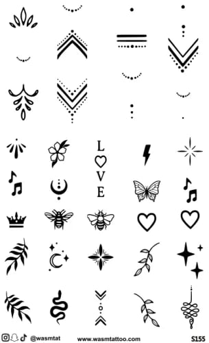 Temporary herbal tattoo (S155)