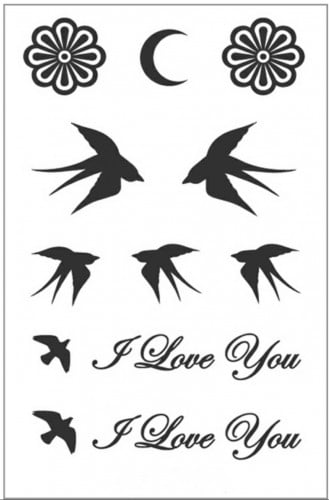 تاتو وسم الأعشاب المؤقت (191)