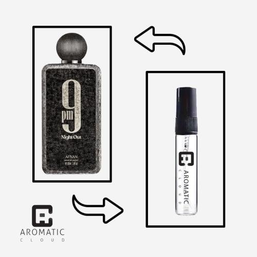 تقسيم عطر افنان بي ام 9 نايت اوت