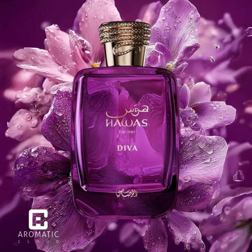 عطر هوس ديفا من الرصاصي Hawas Diva للنساء او دي با...