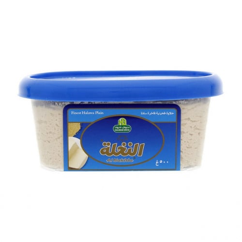 حلاوة طحينية سادة النخلة من حلواني اخوان 500 جرام