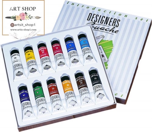 الوان جواش من ديلر روني 12 لون