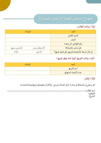 مبادرة أبتكر لخدمة مدرستي - لمنسقات موهبة
