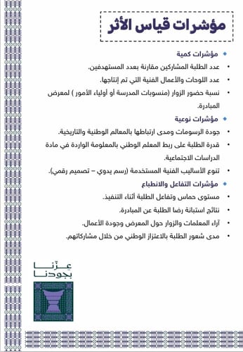 ‏‏مبادرة أرسم معالم وطني بيدي - لمعلمات الدراسات ا...