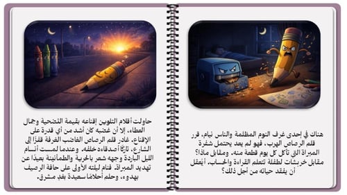 نص القلم الهارب