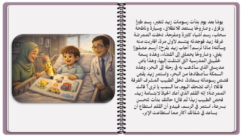 نص القلم الهارب