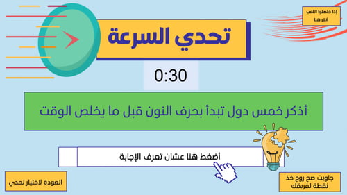 مسابقات لتفعيل حصص الانتظار , للصفوف العليا و المت...