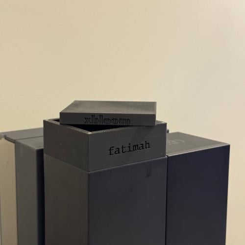 هوبر xbloom مغناطيسي مع حفر الاسم