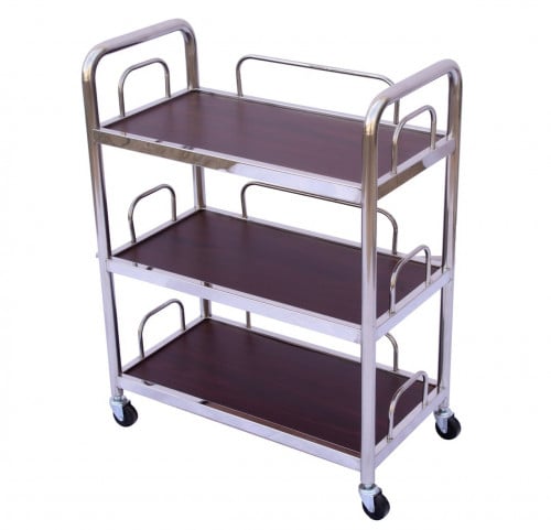 عربة ضيافة DY-L056 – SILVER/BROWN