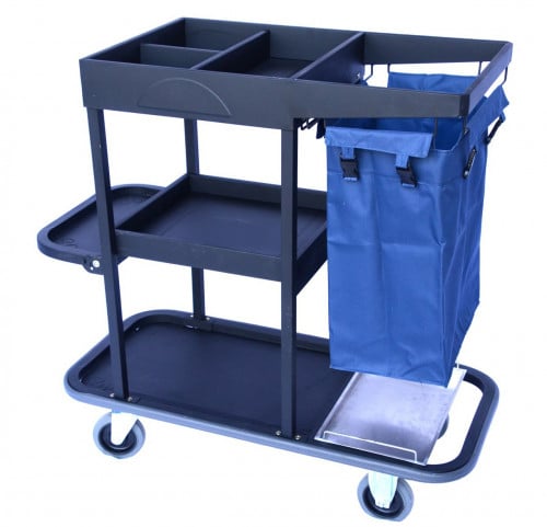 عربة معدات نظافة XL-02 – سلة واحدة