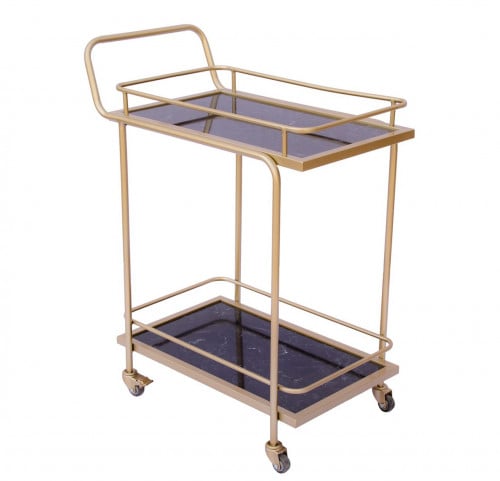 عربة ضيافة DY-L133 – COPPER / MARBLE