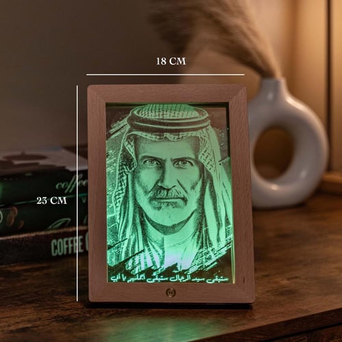 صورتك داخل إطار مضيء