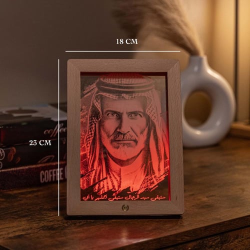 صورتك داخل إطار مضيء