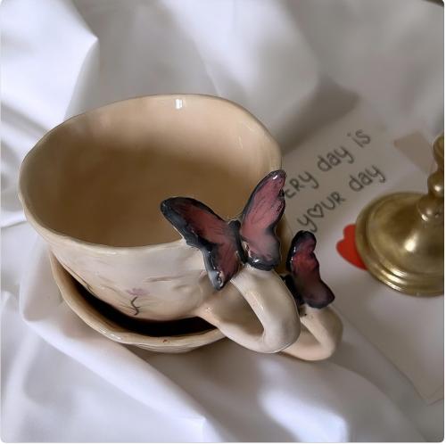 butterfly mug
