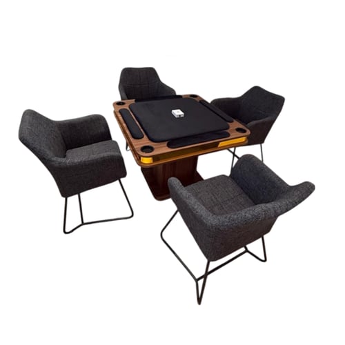 طاولة بلوت المرقب مع كراسي