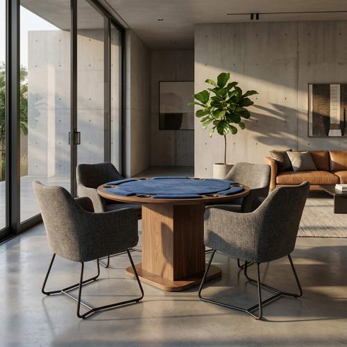 طاولة بلوت طويق مع كراسي