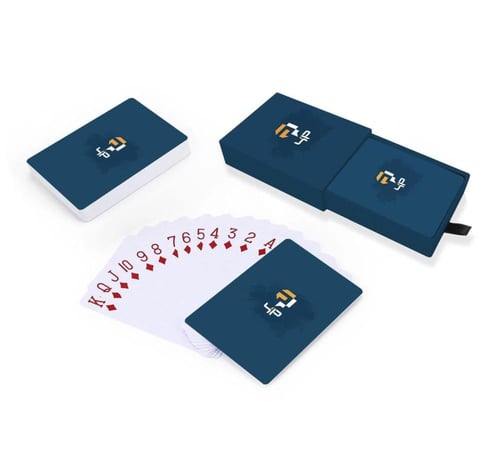 ورق بلوت أصلي من فور بلس لون أزرق