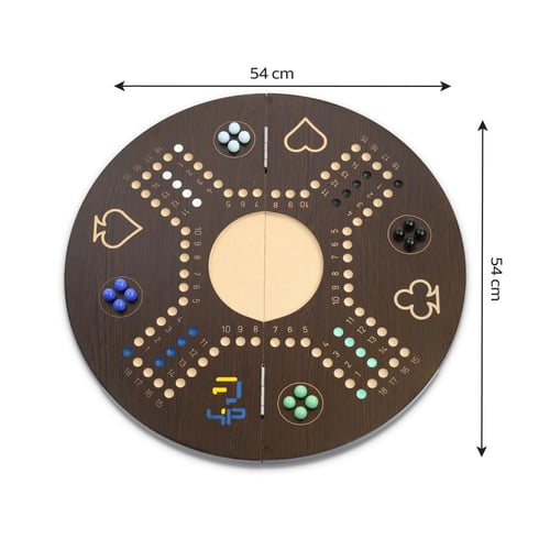 جاكارو دائري 4 أو 6 لاعبين