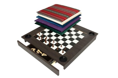 طاولة بلوت وشطرنج 2*1 كلاسيك أرضية