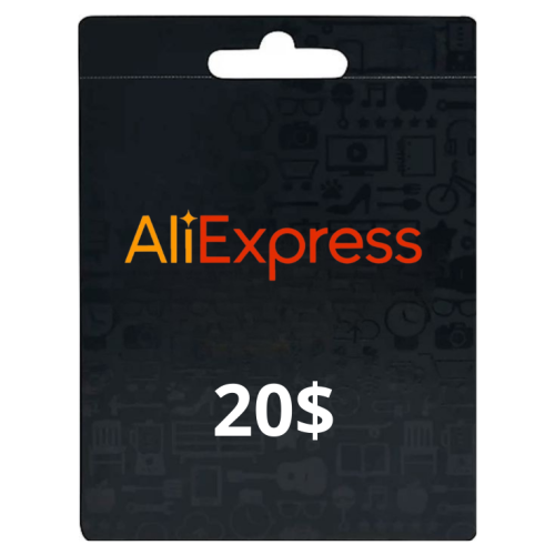 بطاقة Aliexpress بمبلغ 20 دولار متوفرة الان في Ala...