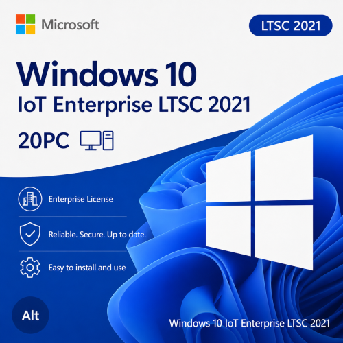 Windows 10 IoT Enterprise LTSC 2021 20PC