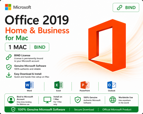 Office 2019 Home & Business for 1 MAC [BIND]