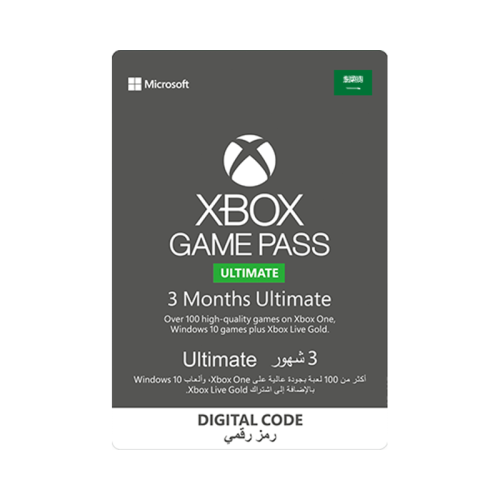 Xbox Game Pass Ult 3M - للحساب السعودي