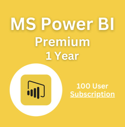 Power BI Premium 100 User for 1 Year [Subscription...