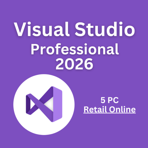 Visual Studio 2026 Professional 5PC [Retail Online...