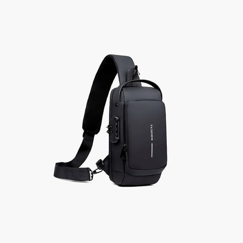 شنطة كتف مضادة للسرقة خفيفة الوزن مع منفذ شحن USB...