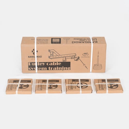 مجموعة جهاز السحب مع بكرة رفع الاثقال مزدوجة بتحكم...