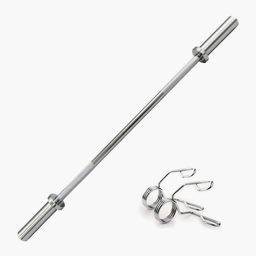 بار أولمبي لرفع الأثقال مستقيم 150 سم 9.5 كجم من ك...