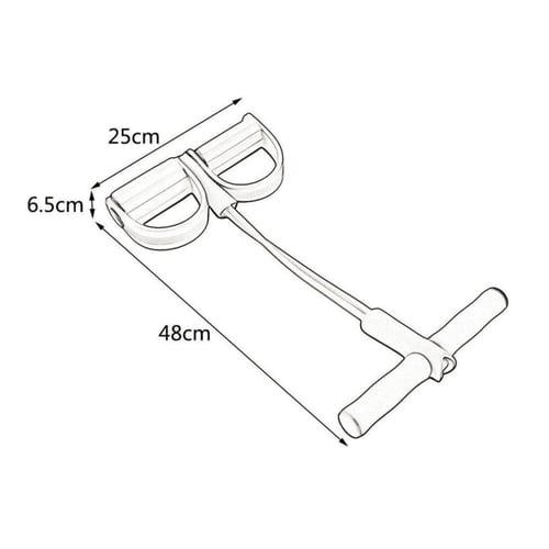 حبل مقاومة بدواسة لون اصفر (مجداف) من كانجرو