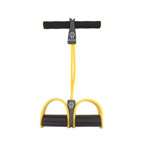 حبل مقاومة بدواسة لون اصفر (مجداف) من كانجرو