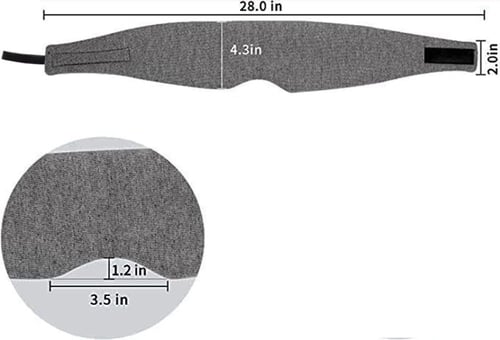 قناع النوم القطني "W" من كانجرو