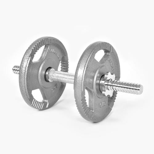 بار صغير مع قرصين حديدي مجلفن 11.5 كجم