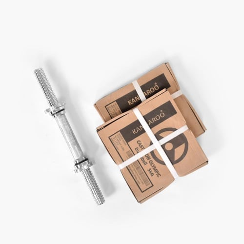 بار صغير مع قرصين حديدي مجلفن 11.5 كجم