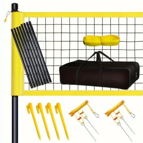 مجموعة شبكة الكرة الطائرة والريشة الطائرة الكاملة...