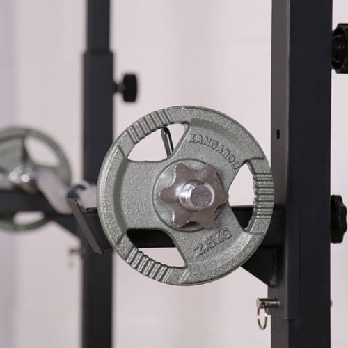 كانجرو مجموعة الاسكوات راك مع اوزان 12 كيلو