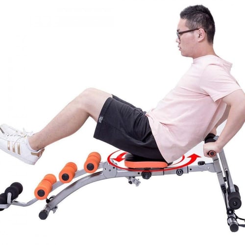 جهاز تمارين البطن 6 في 1 متعدد الوظائف لتقوية عضلا...